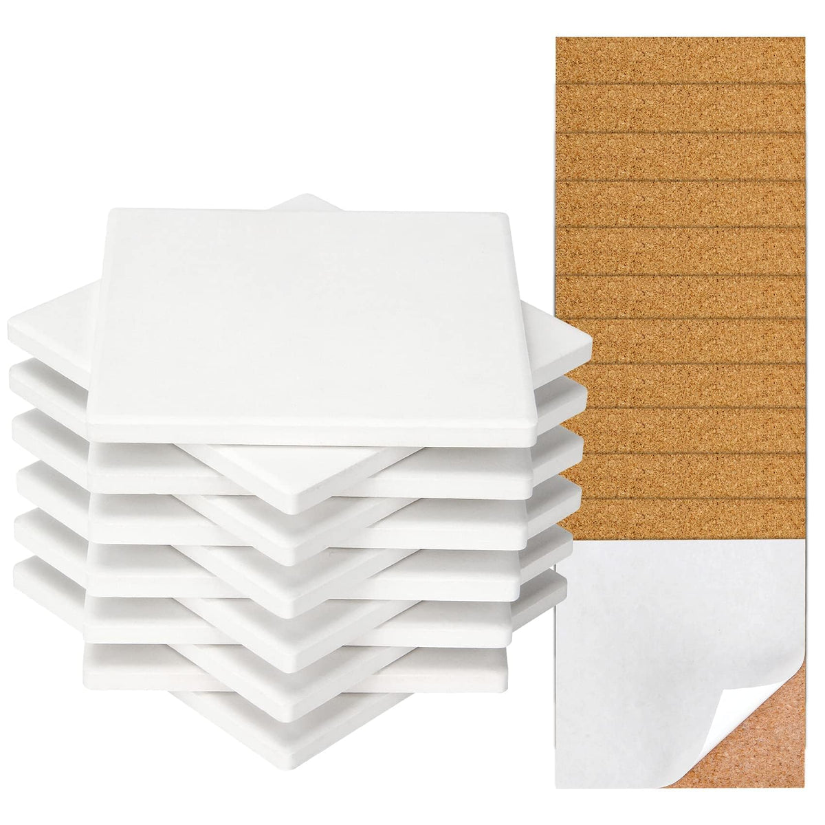 Discover premium imported unglazed ceramic coasters from Curat Cart, perfect for elevating your dining experience. Durable and stylish.
