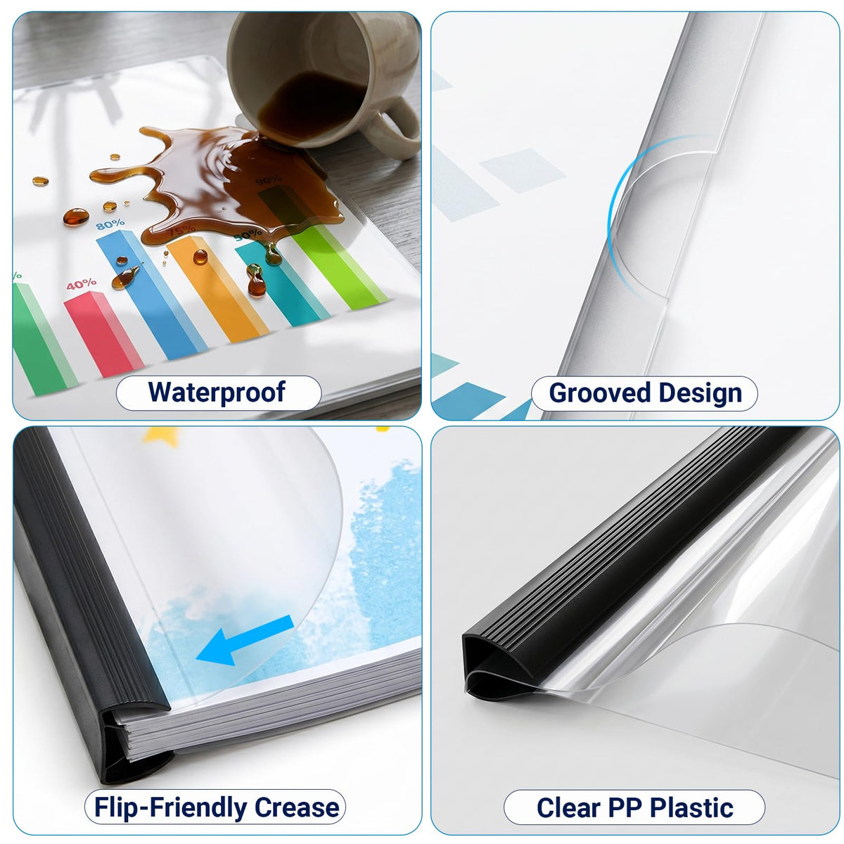 Enhance your organization with Jupihorn Report Covers Portfolio Folder, featuring a waterproof design and flip-friendly crease. Perfect for daily use at Curat Cart.