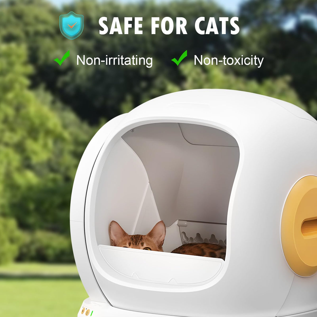 Meowant Deodorizer Gel Refill, specially curated by Curat Cart, is non-irritating and non-toxic for a fresh home environment.