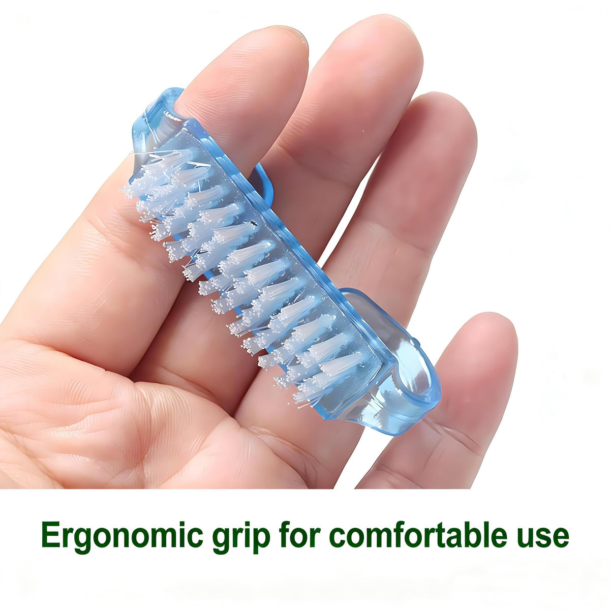 Discover the Handle Grip Nail Brush with ergonomic design for comfortable use, available at Curat Cart. 100% Authentic in India.