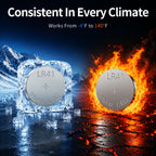 LR41 AG3 Button Cell Batteries, specially curated by Curat Cart, deliver reliable performance from -4°F to 140°F. Perfect for diverse needs.