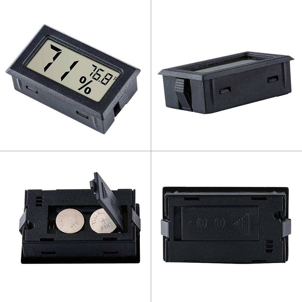 Pgzsy Mini Digital Thermometer Hygrometer offers precise readings in a sleek design, a premium import available at Curat Cart.