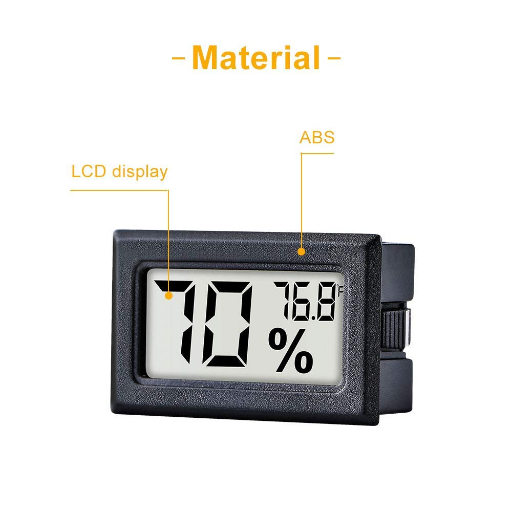 Monitor temperature and humidity effortlessly with the Pgzsy Mini Digital Thermometer Hygrometer from Curat Cart. Perfect for daily use.