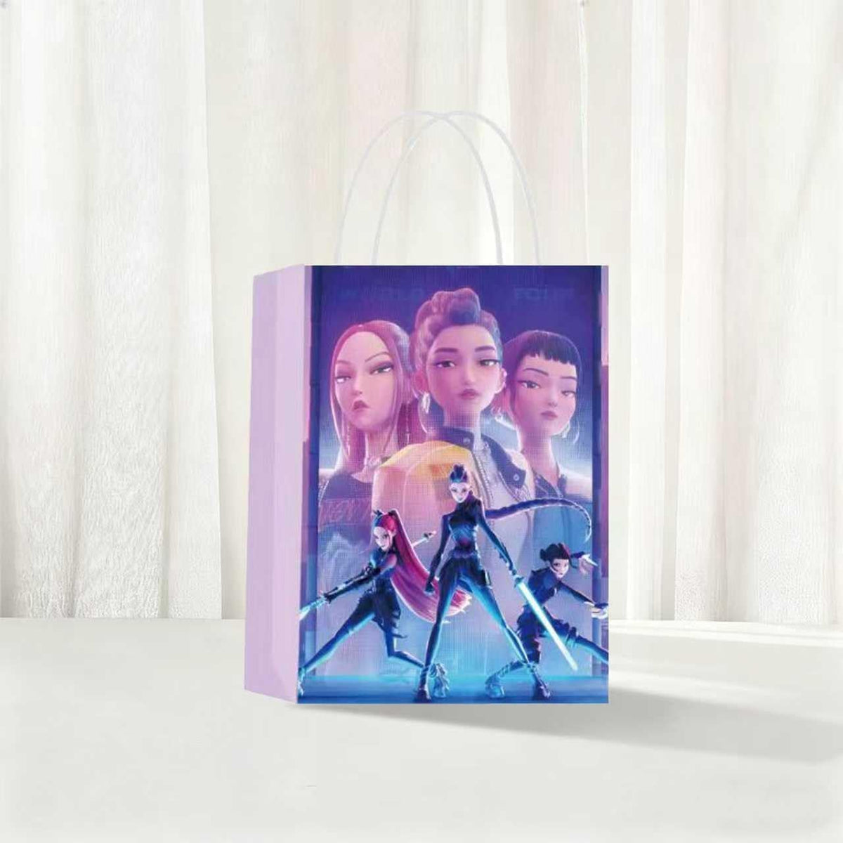 K P Demon Movie Hunters Party Bags are perfect for themed celebrations, adding excitement to any event. Available at Curat Cart.