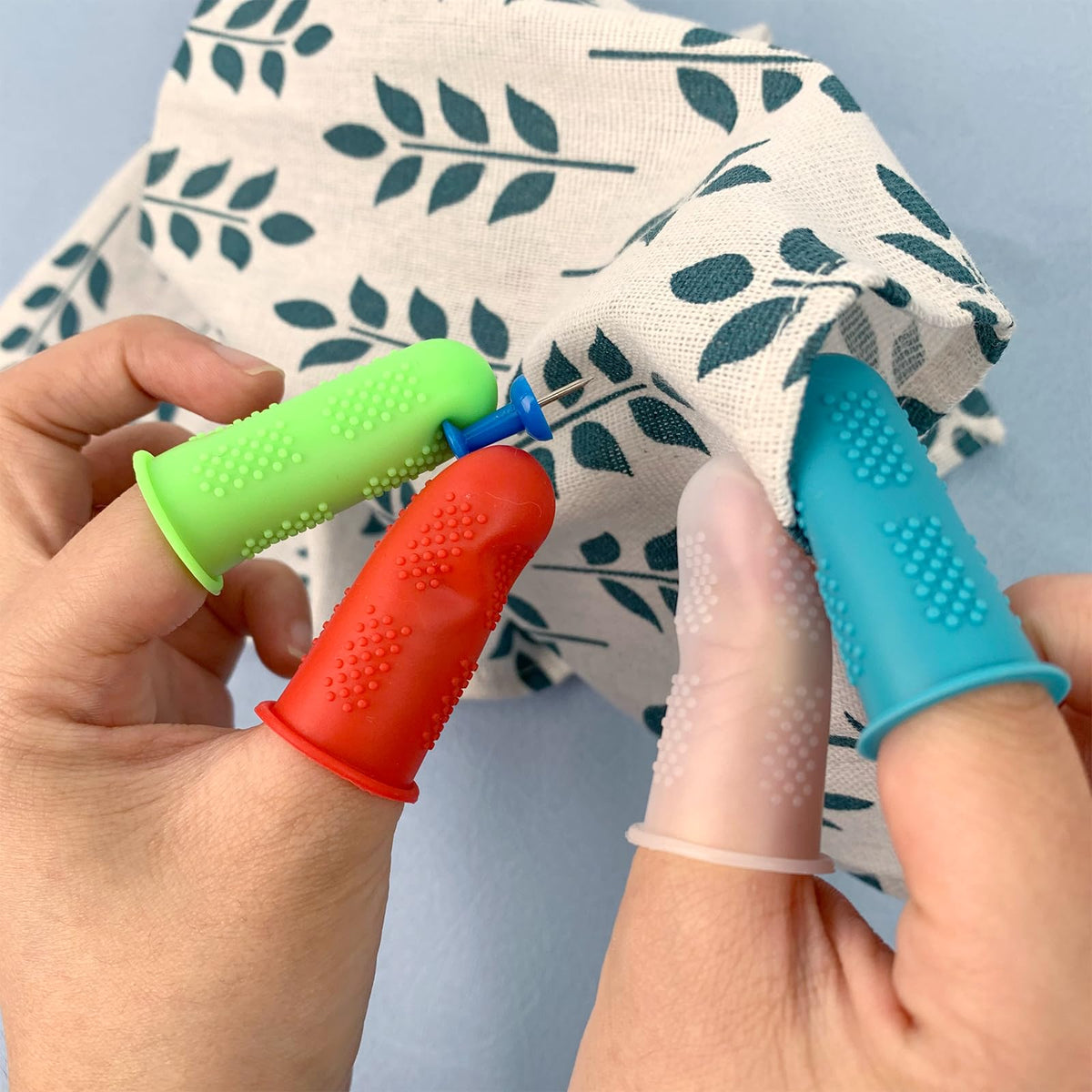 Enhance crafting with Silicone Hot Glue Gun Finger Caps from Curat Cart, perfect for safe and easy handling of hot glue.