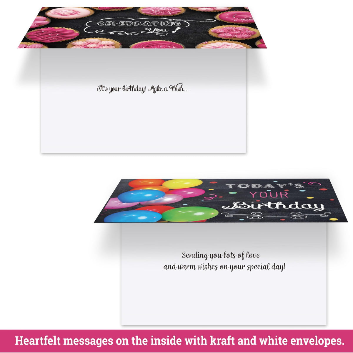 Heartfelt birthday cards in vibrant designs, specially curated by Curat Cart for joyful celebrations in India.