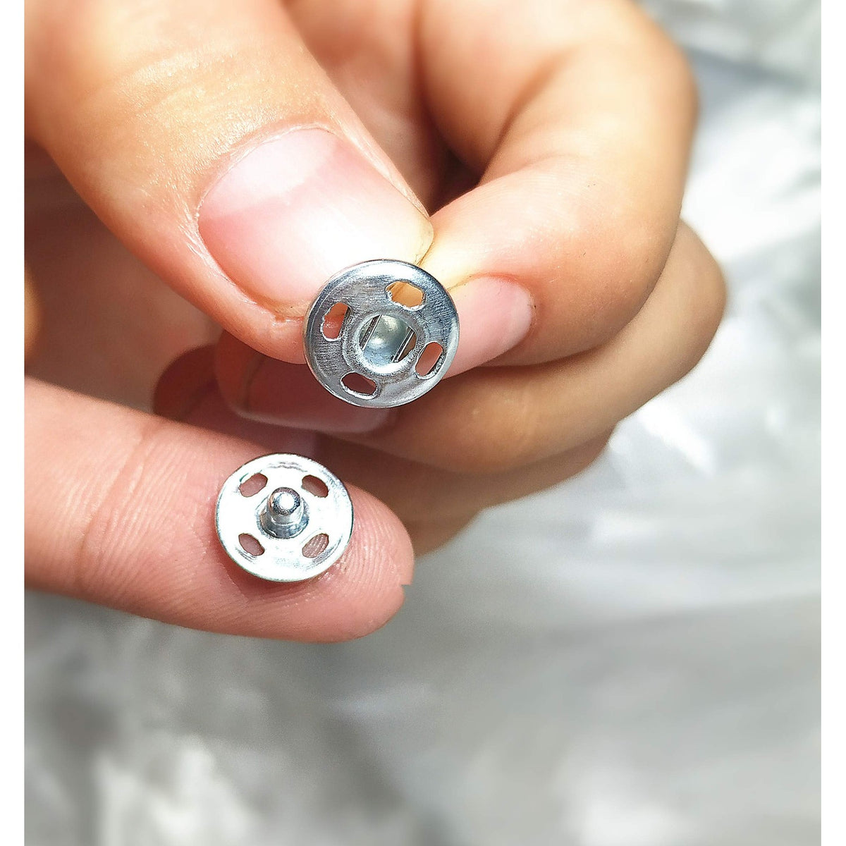 Sew On Snap Buttons Metal Fastener, 100% Authentic, available at Curat Cart in India. Ideal for durable and stylish fastening.