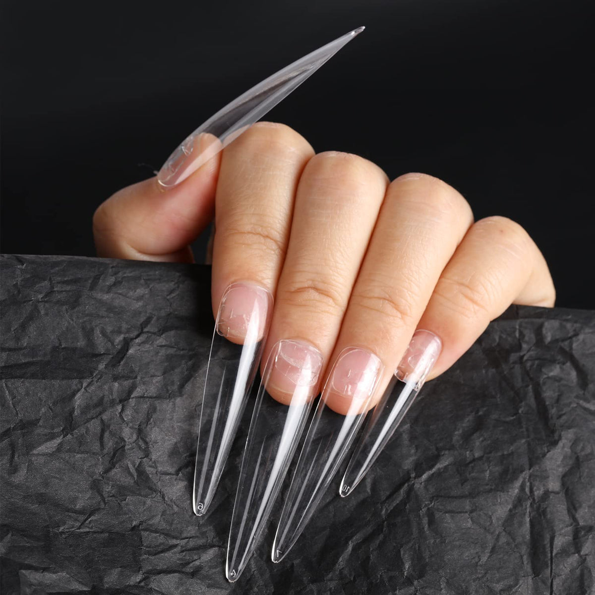 Discover 100% genuine extra long nail tips for stunning nail art. Perfect for creating bold and stylish looks.