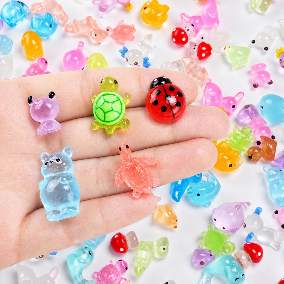 Delight in mini resin animals figures, 100% Authentic and available at Curat Cart, perfect for collectors and decor enthusiasts in India.