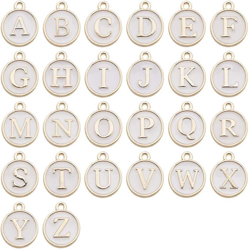 Discover 100% genuine mixed color letter beads charms, perfect for personalized jewelry and creative crafts.