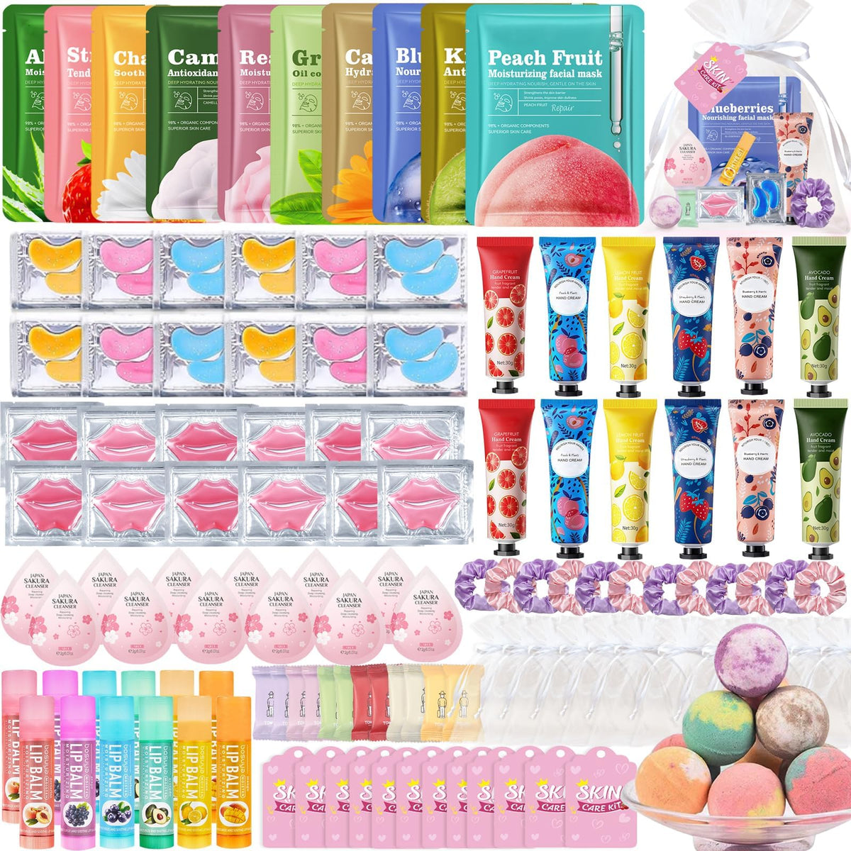 Indulge in premium imported spa party supplies for women, featuring luxurious masks and aromatic bath products from Curat Cart.