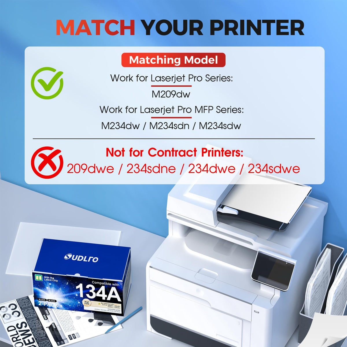 HP 134A Black Toner Cartridge, 100% Authentic and available in India at Curat Cart, ensuring quality printing for compatible Laserjet Pro printers.