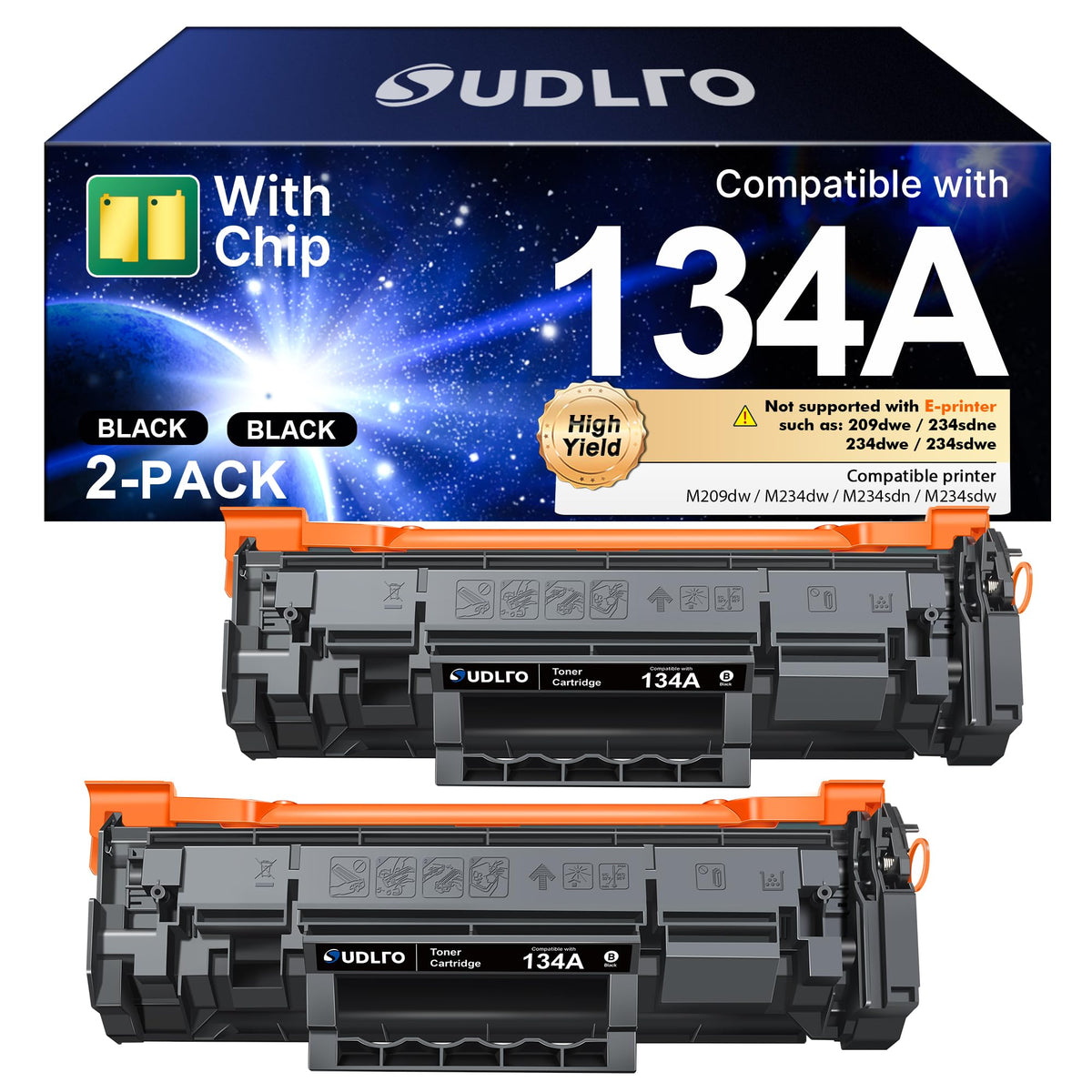 Premium imported HP 134A Black Toner Cartridge, ideal for high-quality printing at Curat Cart. Enhance your printing experience.