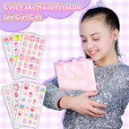 Cute press on nails for kids, perfect for gifts. 100% authentic and available in India at Curat Cart.