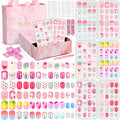 Discover premium imported press on nails for kids, featuring vibrant designs and a stylish presentation at Curat Cart.