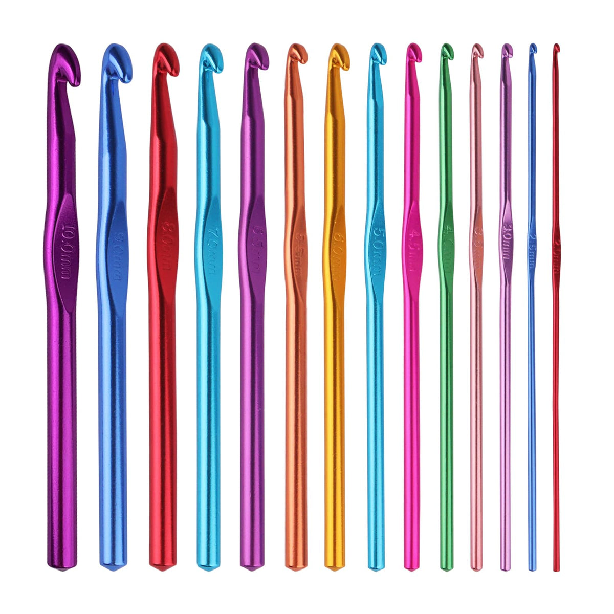 Discover premium imported aluminum crochet hooks from Curat Cart, featuring vibrant colors for your knitting needs. Perfect for all skill levels.