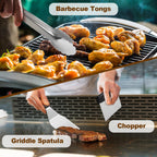 Discover the exclusive Griddle Accessories Kit for Grilling, specially curated by Curat Cart for your perfect barbecue experience.