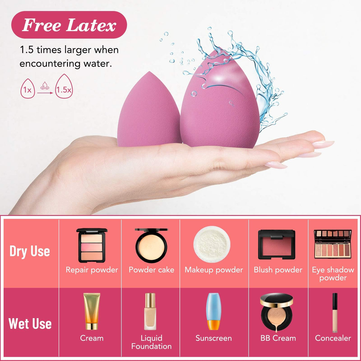 Explore our 14PCS Makeup Sponge Set, verified by CuratCart for quality. Perfect for flawless makeup application.