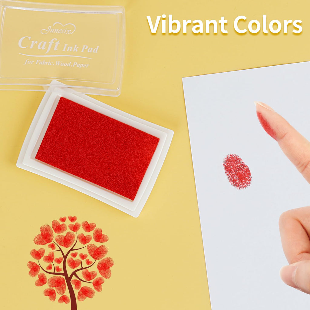 Explore vibrant colors with washable finger stamp pads, ideal for crafts and projects. Perfect for daily use from Curat Cart.
