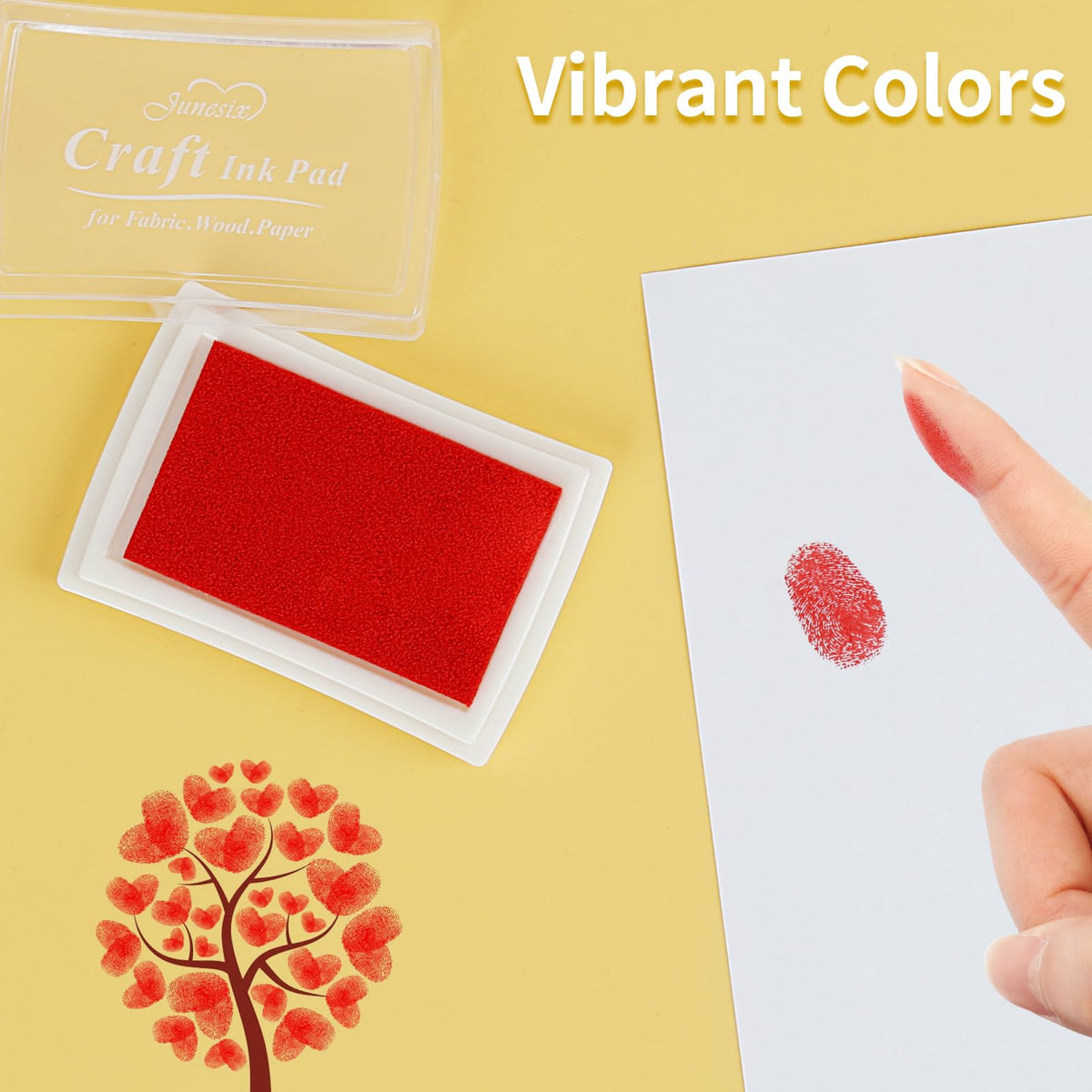 Explore vibrant colors with washable finger stamp pads, ideal for crafts and projects. Perfect for daily use from Curat Cart.