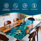 High-quality Deep Pour Epoxy Resin showcased on a stunning tabletop, ensuring durability and scratch resistance. Available at Curat Cart.