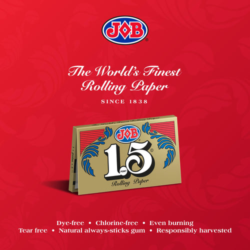 Discover JOB Rolling Papers Bundle, 100% authentic, available in India at Curat Cart. Tear-free, even burning, and responsibly harvested.