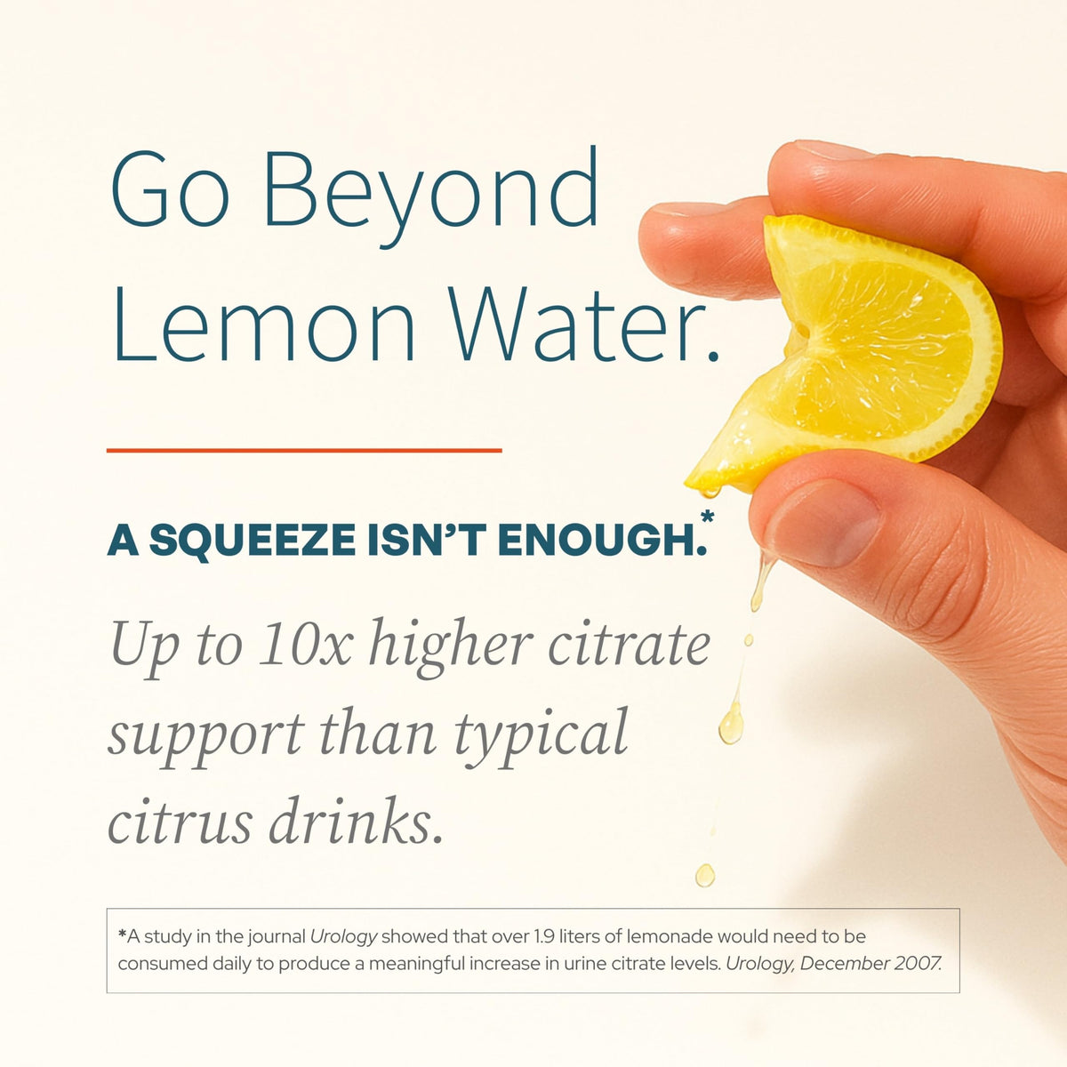 Enhance kidney health with our exclusive Water & Beverage Enhancer, specially curated by Curat Cart for optimal citrate support.