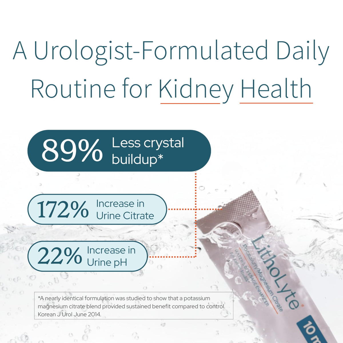 Enhance kidney health with this Urologist-formulated beverage enhancer. 100% Authentic and available in India at Curat Cart.