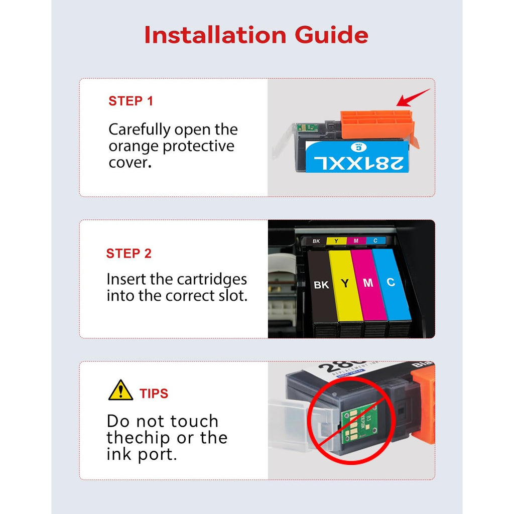 Premium imported Canon ink cartridges installation guide, featuring clear steps for optimal use at Curat Cart.