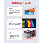 Premium imported Canon ink cartridges installation guide, featuring clear steps for optimal use at Curat Cart.