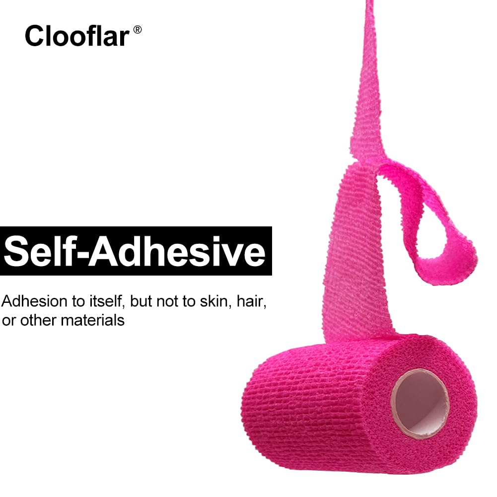 Self-adhesive bandage wrap in vibrant pink, 100% authentic and available at Curat Cart, perfect for quick and reliable support.