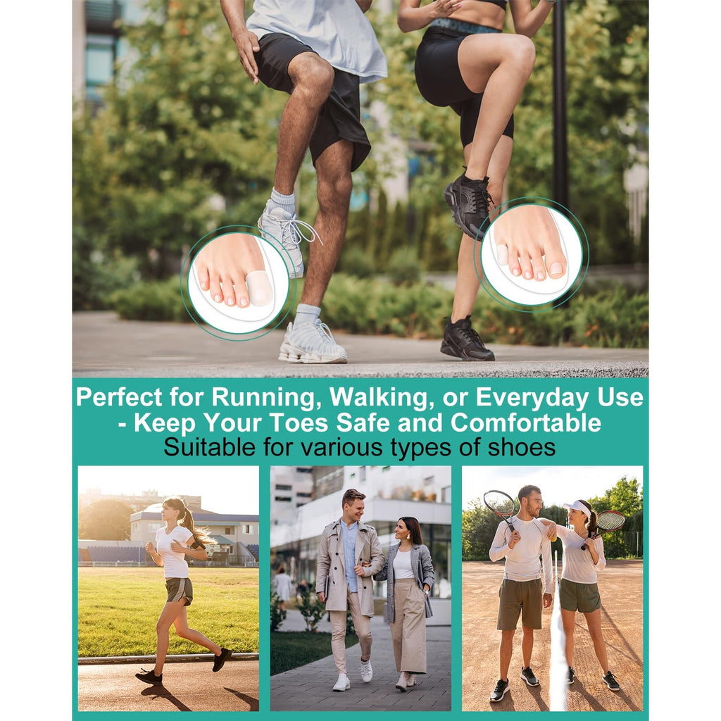 Premium imported Silicone Toe Protectors and Caps ensure comfort and safety for running, walking, and everyday use. Available at Curat Cart.
