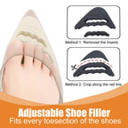 Discover adjustable Shoe Filler Heel Pads for Women, ensuring comfort and fit. 100% Authentic, available at Curat Cart in India.
