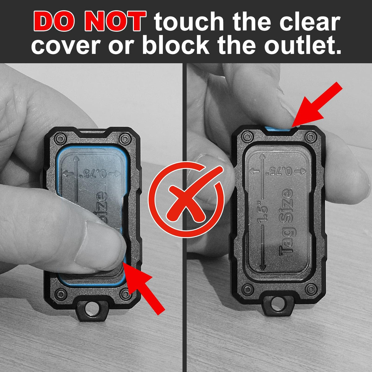Clear instructions for using Plastic Key Tags with O Rings, emphasizing quality design. Available at Curat Cart.