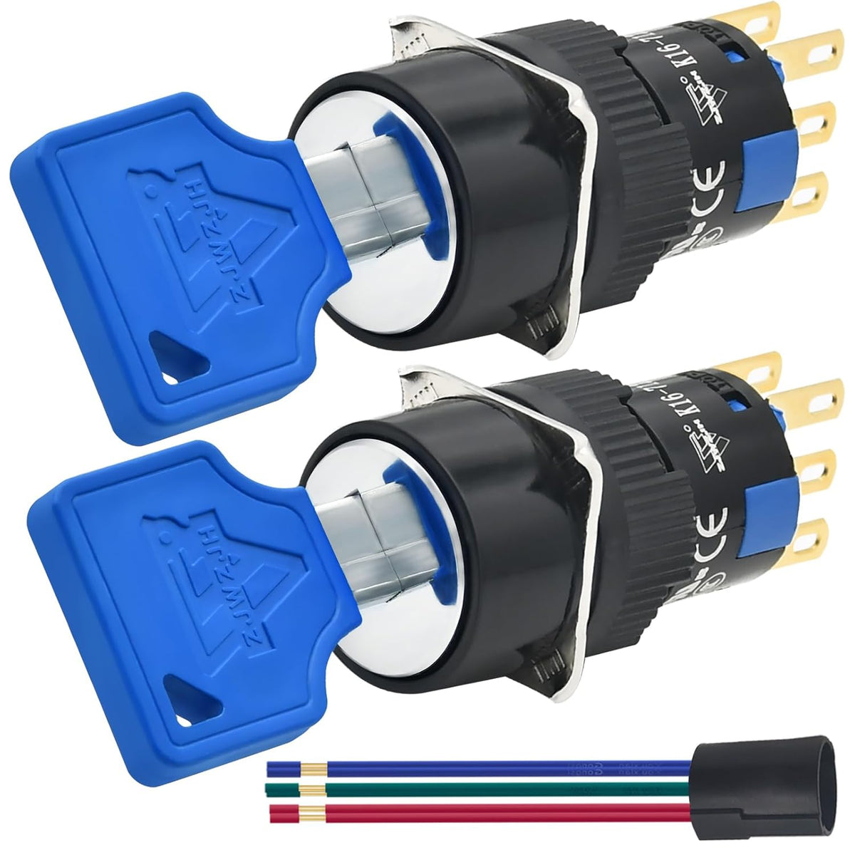 Premium imported 3 position rotary key switch, ideal for versatile applications and reliable performance.