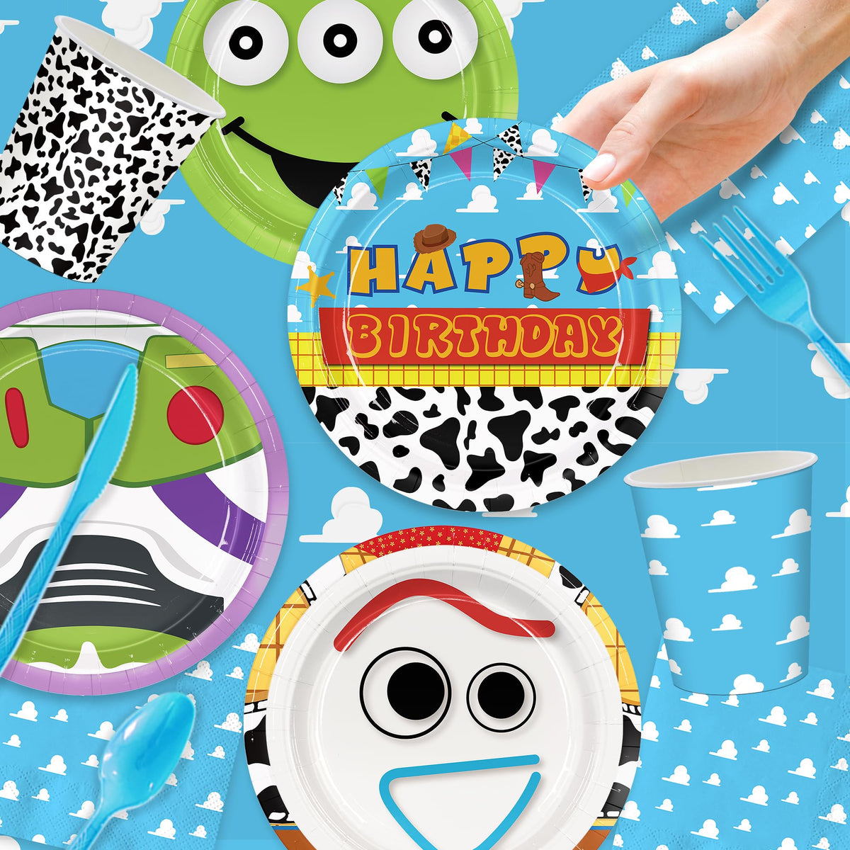 Celebrate with vibrant Toy Birthday Party Supplies from Curat Cart. Perfect for creating memorable birthday moments.