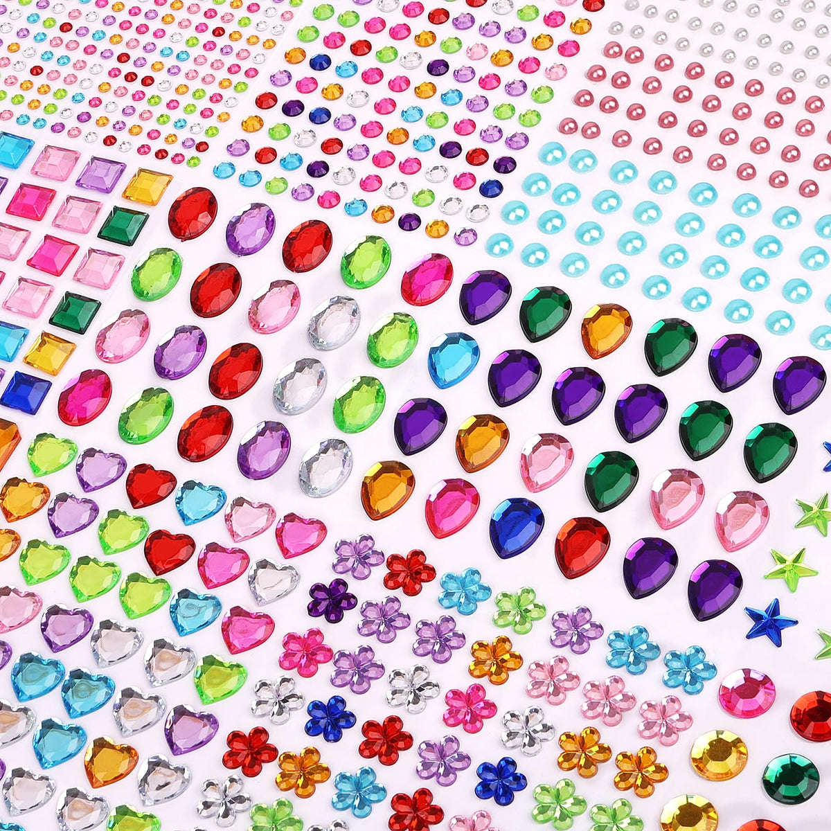 Elevate your crafts with premium imported gem stickers. Curat Cart offers vibrant self-adhesive rhinestones for creative projects.