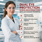 Astaxanthin Lutein Zeaxanthin supplements for eye protection and skin rejuvenation, available at Curat Cart for 100% authentic health support.
