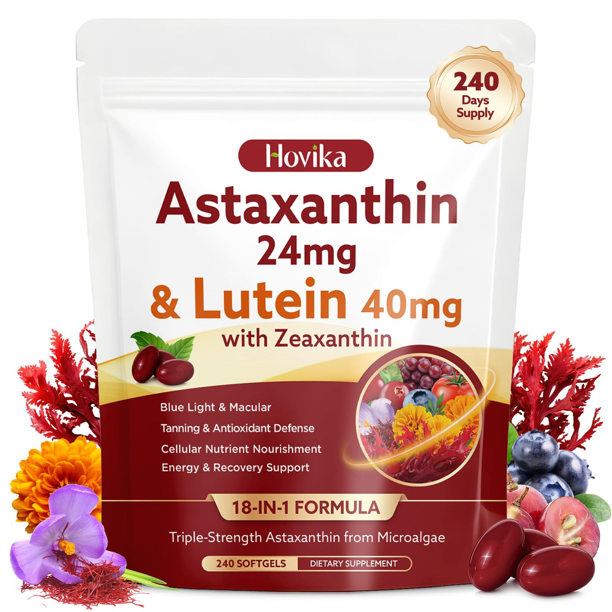 Astaxanthin Lutein Zeaxanthin supplements offer premium imported cellular nutrient nourishment for eye health. Available at Curat Cart.