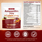 Astaxanthin Lutein Zeaxanthin supplements, specially curated by Curat Cart for optimal eye health and wellness.