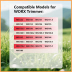 Explore the premium imported Worx Replacement Spool, compatible with various WG models, available at Curat Cart.