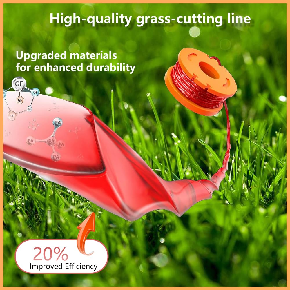 High-quality Worx Replacement Spool with upgraded materials for enhanced durability, exclusively at Curat Cart. Perfect for efficient grass cutting.