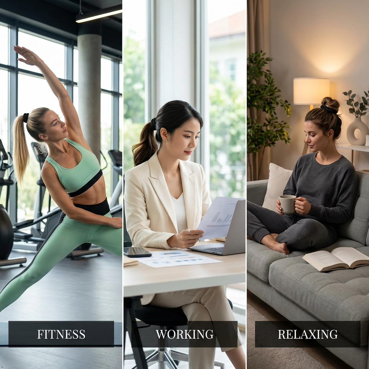 Explore exclusive Black Hair Ties No Damage from Curat Cart, perfect for fitness, work, and relaxation. Elevate your style effortlessly.
