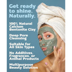 Aztec Secret– Indian Healing Clay 16 Oz – Deep Pore Cleansing Facial & Body Mask – The Original 100% Natural Calcium Bentonite Clay – New Version 2