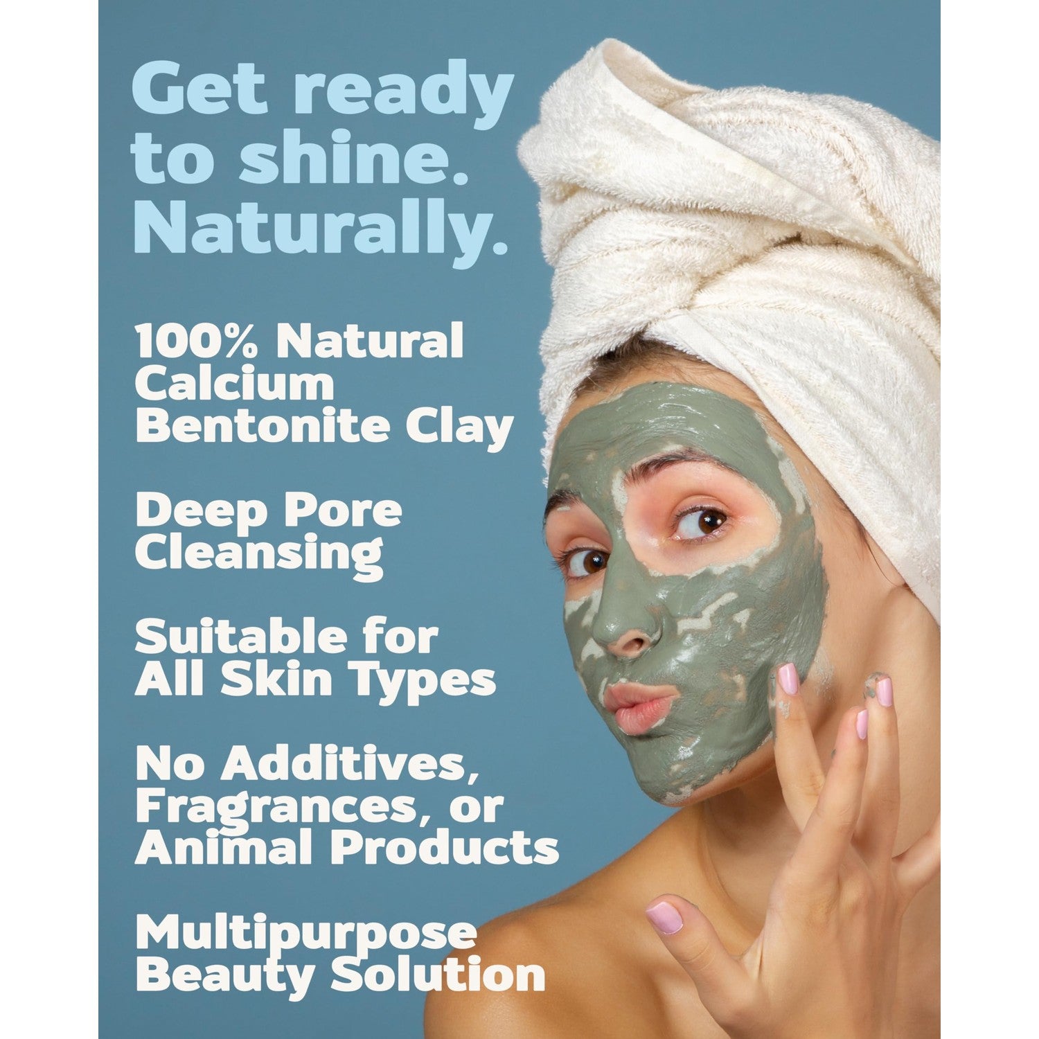 Aztec Secret– Indian Healing Clay 16 Oz – Deep Pore Cleansing Facial & Body Mask – The Original 100% Natural Calcium Bentonite Clay – New Version 2