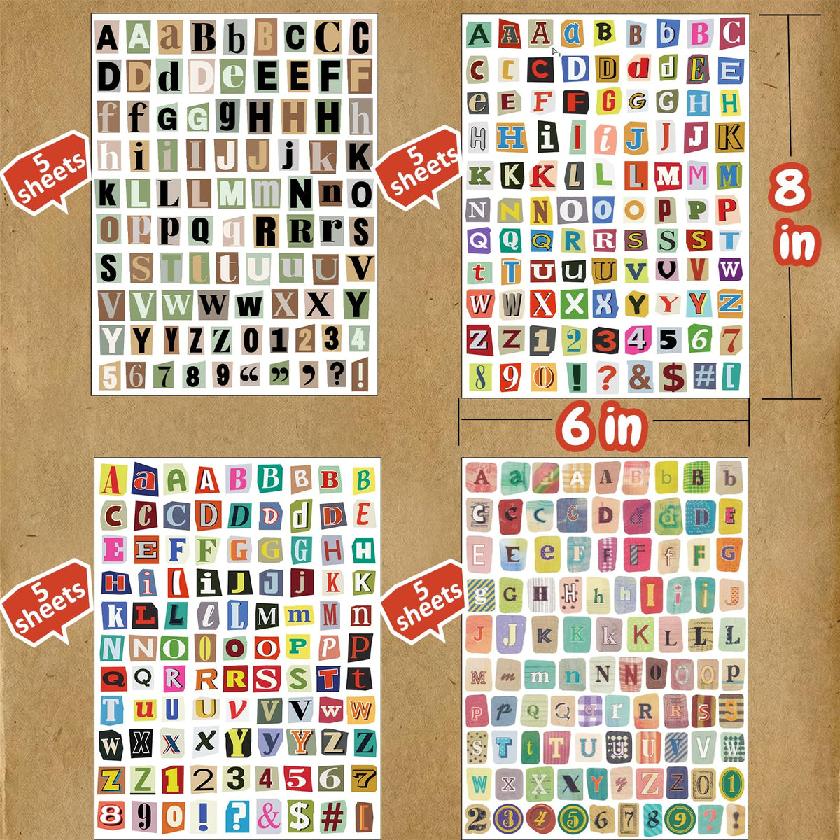 Enhance your creativity with Scrapbook Letter Stickers Alphabet from Curat Cart. Perfect for crafting and personalized projects.