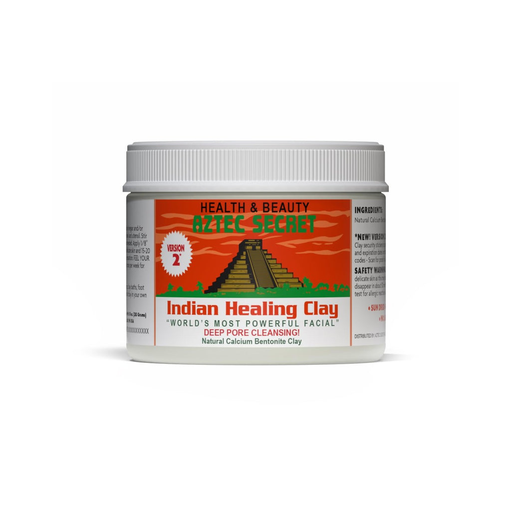 Aztec Secret– Indian Healing Clay 16 Oz – Deep Pore Cleansing Facial & Body Mask – The Original 100% Natural Calcium Bentonite Clay – New Version 2