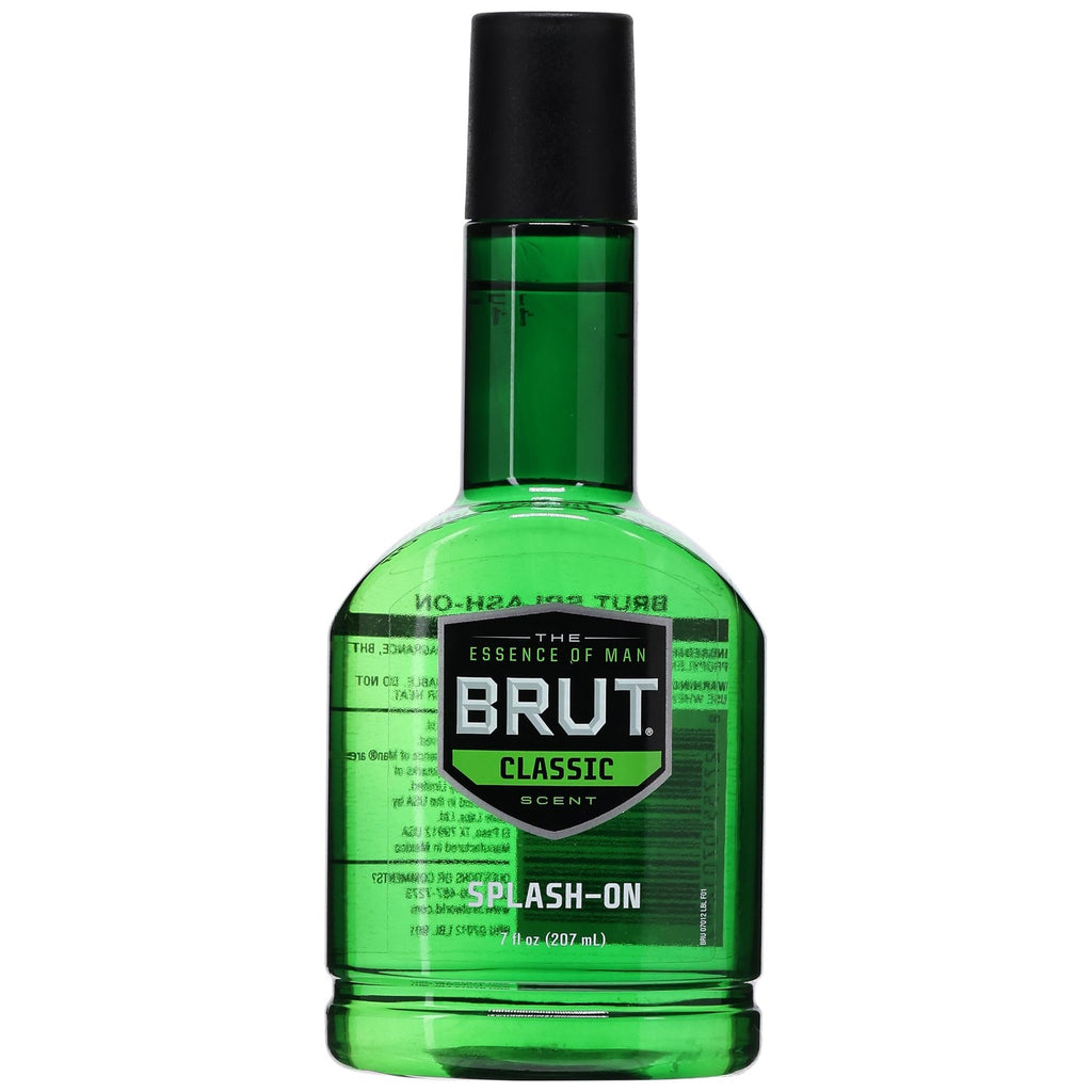 Brut Splash-On Original Fragrance - Bold, Masculine Cologne for Men - Long Lasting Mens Fragrance With Spicy Woods, Floral, and Citrus Notes - 7 oz