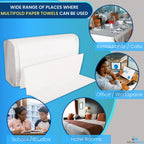 1InTheOffice Multifold Paper Towels are ideal for restaurants, offices, and homes. Perfect for daily use, available at Curat Cart.