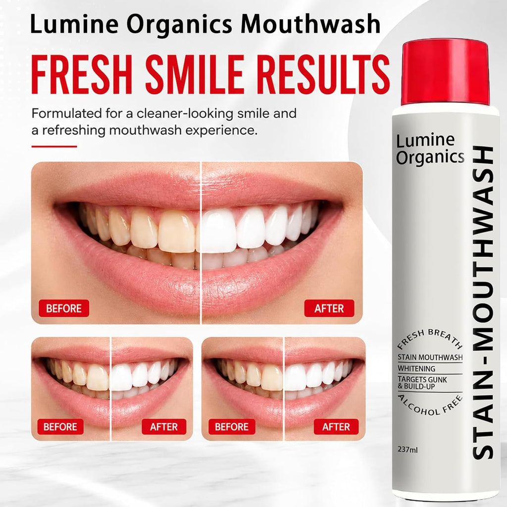 Lumine Organics Mouthwash Rinse offers fresh smile results. Perfect for daily use, upgrade your oral hygiene at Curat Cart.